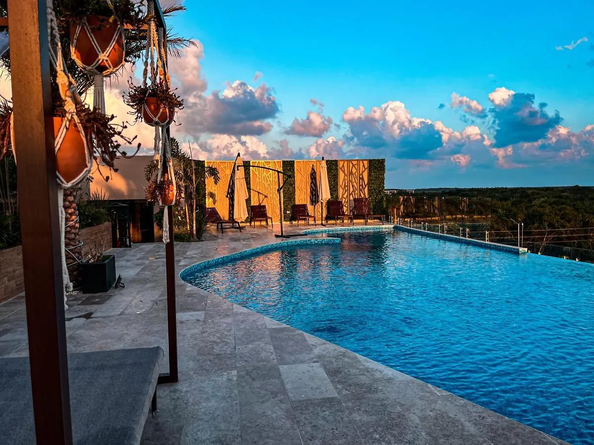 New Studio P-3, Pool, Roof Top, Great Location Tulum 0*,