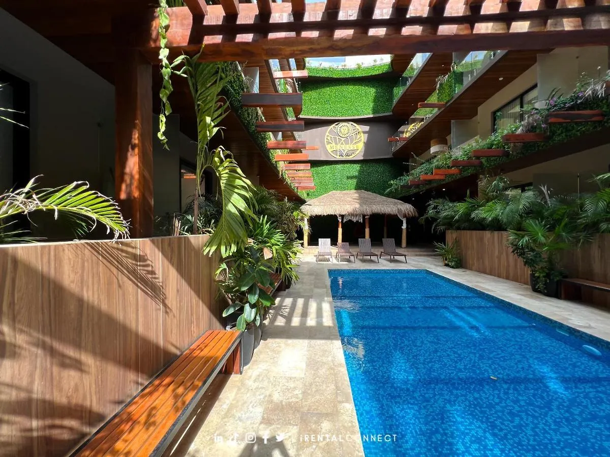 Apartment New Studio P-3, Pool, Roof Top, Great Location Tulum